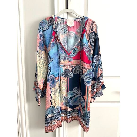 Johnny Was Daria Paisley Tunic Blouse Size: Large - Picture 3 of 12